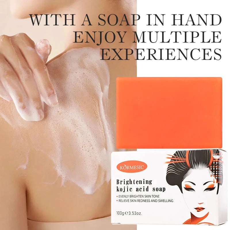 Kormesic Brightening Kojic Acid Soap - 100g | Premium Skincare & Beauty Products in Pakistan