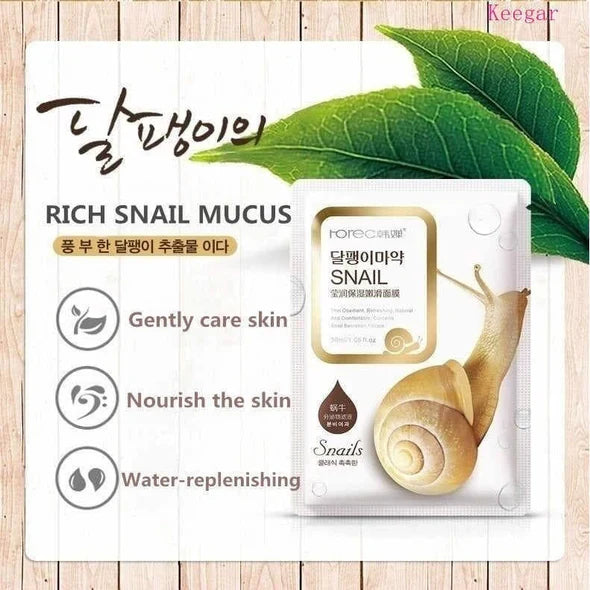 Rorec Hchana Snail Pore Minimizer Face Sheet Mask – 30g | Premium Skincare & Beauty Products in Pakistan