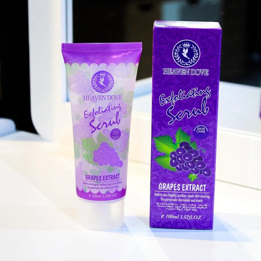 Heaven Dove Exfoliating Natural scrub with Grapes Extract  - 100ml