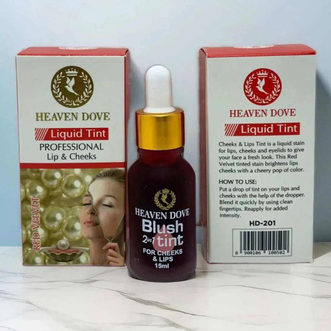 Heaven dove 2 in 1 blush + tint For lips and cheeks 15ml