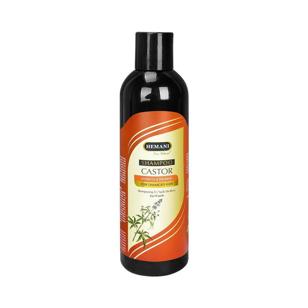 Hemani Castor Shampoo For Damaged Hair - 350ml