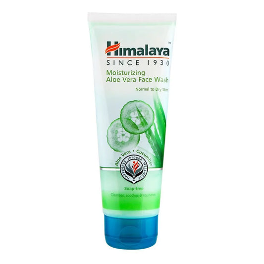 Himalaya Moisturizing Aloe Vera Face Wash, Soap Free, Normal To Dry Skin | Premium Skincare & Beauty Products in Pakistan