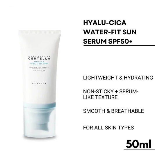Skin1004 - Madagascar Centella Hyalu-Cica Water-Fit Sun Serum SPF 50+ PA++++ - 50ml | Premium Skincare & Beauty Products in Pakistan