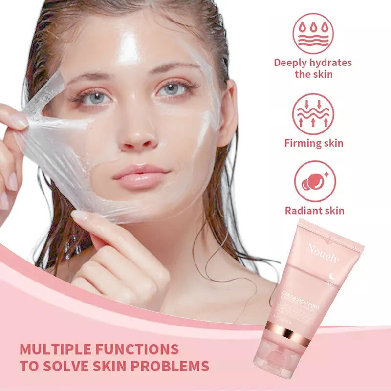Nouelv Hydrolyzed Collagen Night Peel-Off Mask-75ml | Premium Skincare & Beauty Products in Pakistan