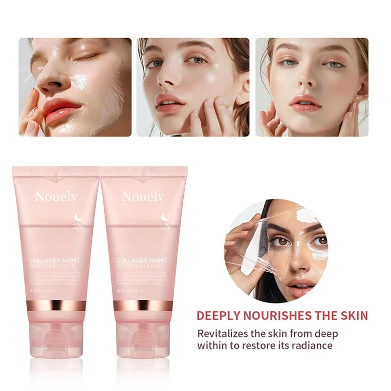 Nouelv Hydrolyzed Collagen Night Peel-Off Mask-75ml | Premium Skincare & Beauty Products in Pakistan