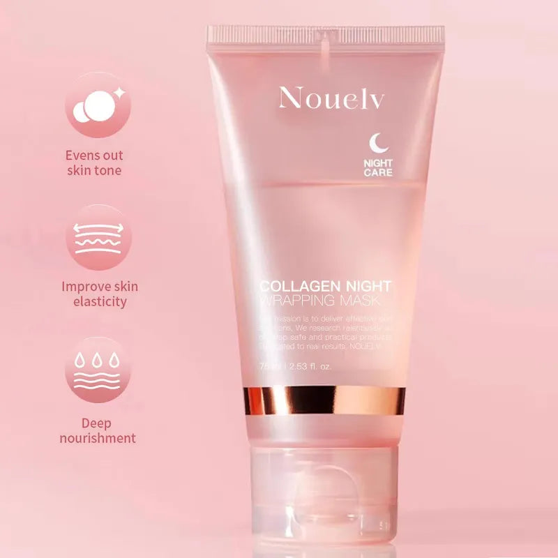Nouelv Hydrolyzed Collagen Night Peel-Off Mask-75ml | Premium Skincare & Beauty Products in Pakistan