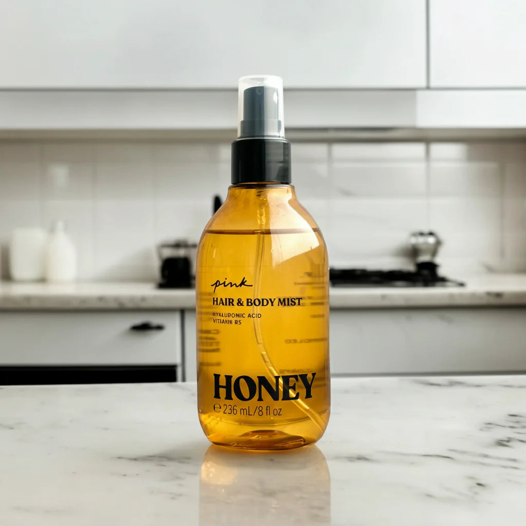 Pink Honey Hyaluronic Acid Vitamin B5 Hair & Body Mist – 236ml