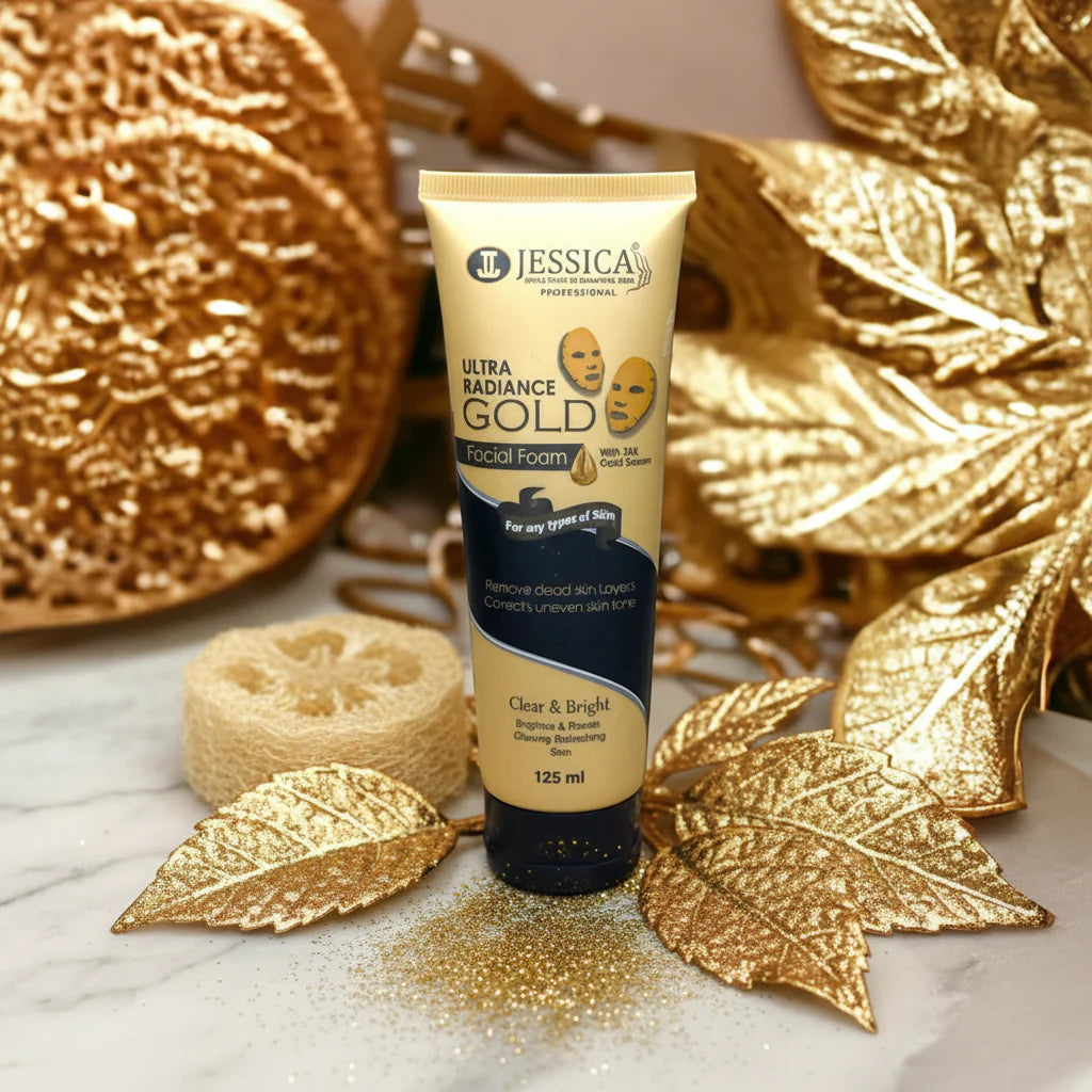 Jessica Ultra Radiance Gold Facial Foam – 125ml | Premium Skincare & Beauty Products in Pakistan