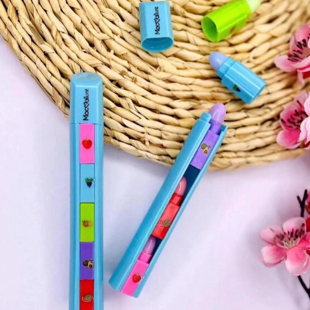 5 in 1 Mocallure Lip Balm Fruit Flavor | Premium Skincare & Beauty Products in Pakistan
