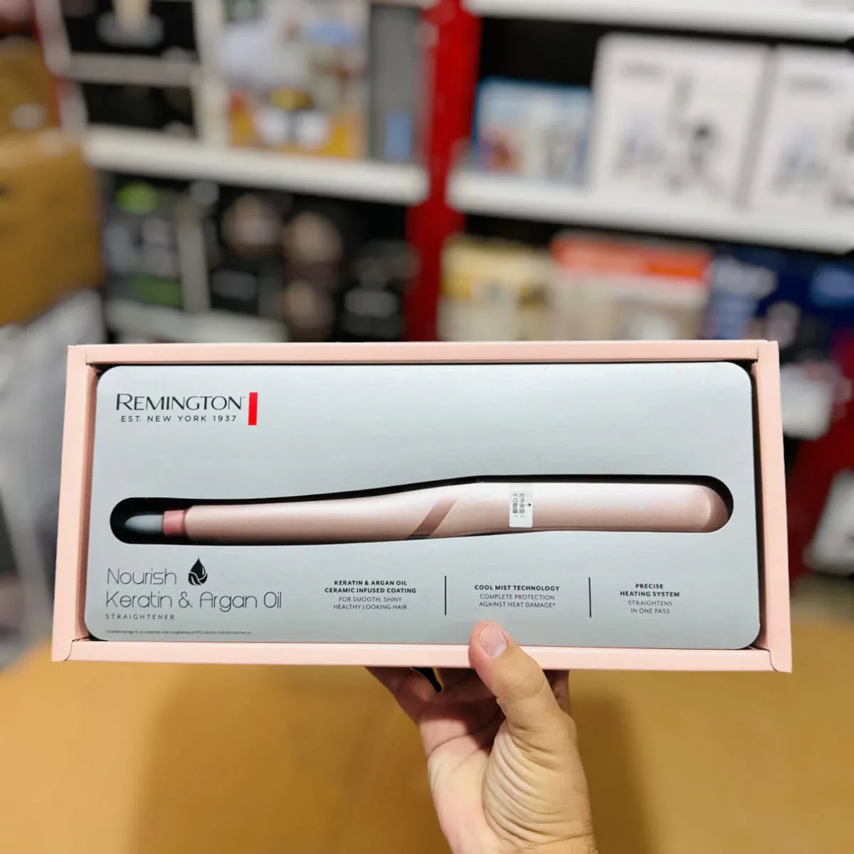 Remington Nourish Keratin & Argan Oil Straightener S9088CN