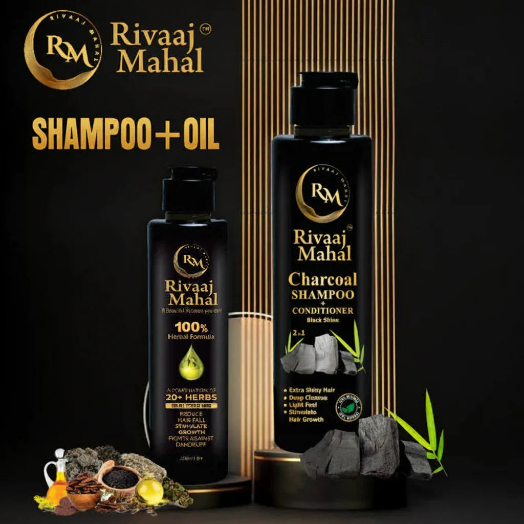 Rivaaj Mahal Hair Oil & Organic Shampoo