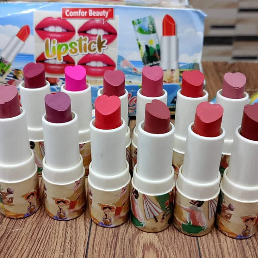 Matte Lipstick (12 Bold Shades)