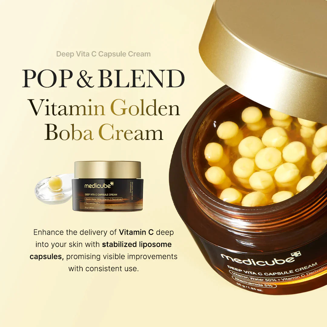 Medicube Deep Vita C Capsule Cream – 55g | Premium Skincare & Beauty Products in Pakistan