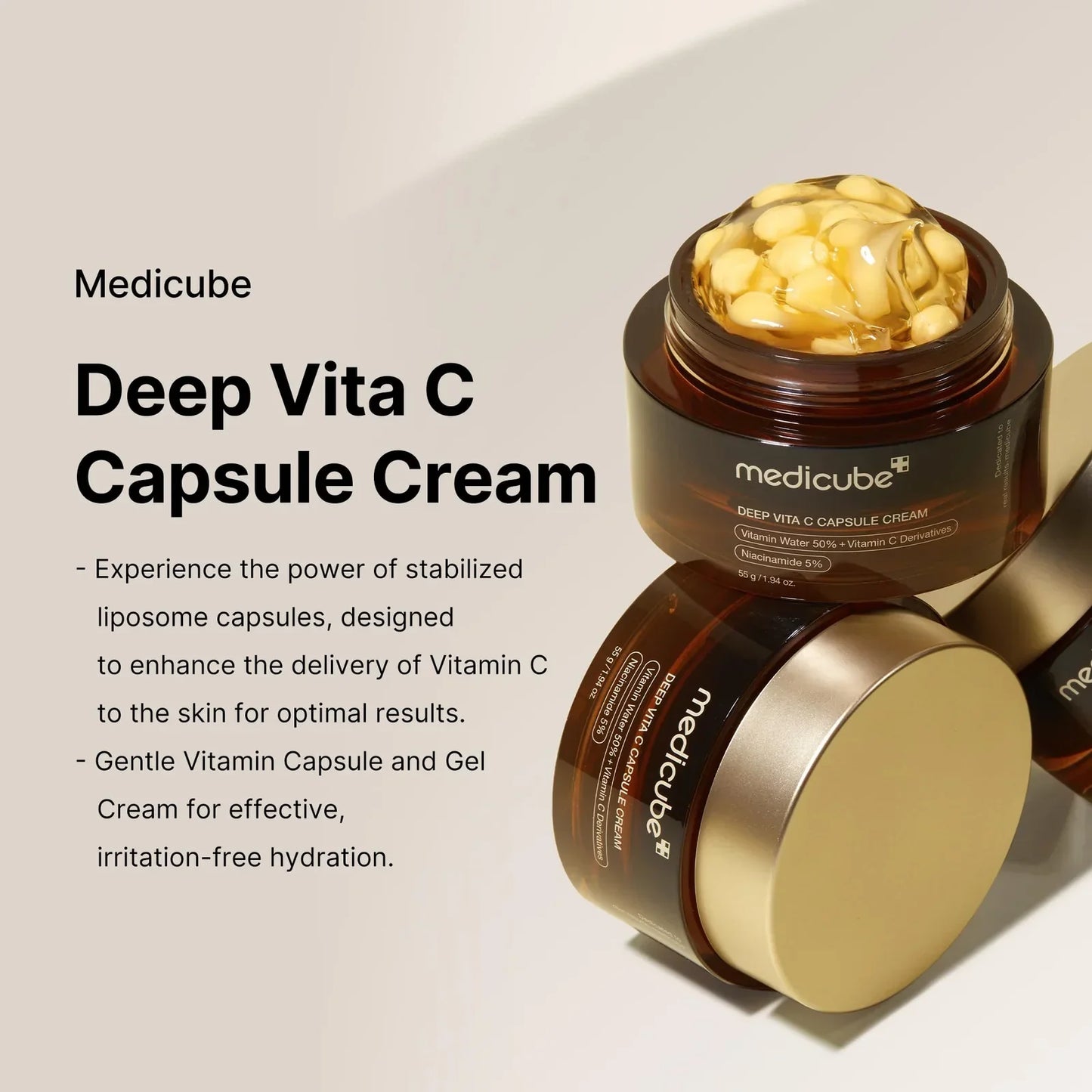 Medicube Deep Vita C Capsule Cream – 55g | Premium Skincare & Beauty Products in Pakistan
