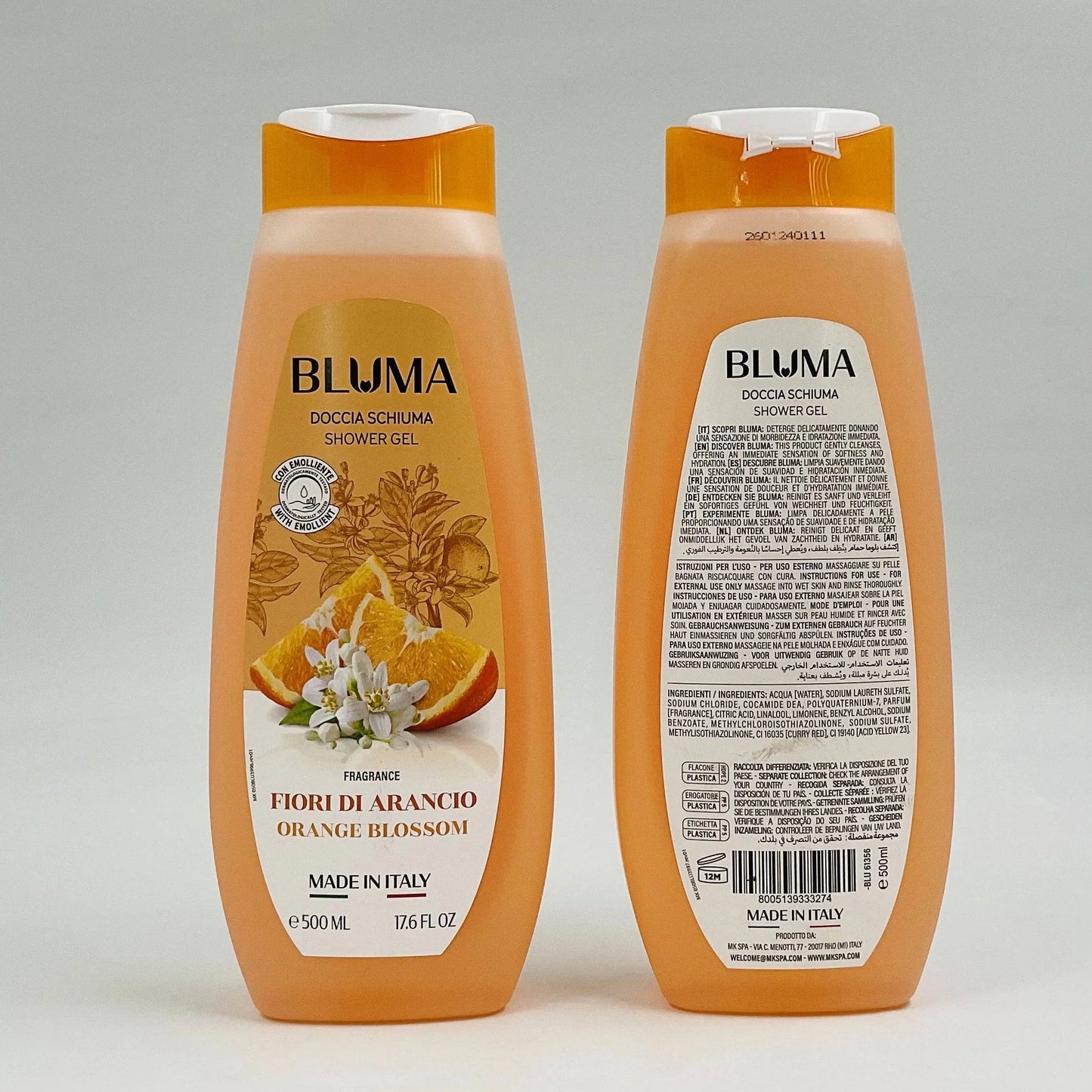 Bluma Orange Blossom Fiori d'Arancio scent - 500ml
