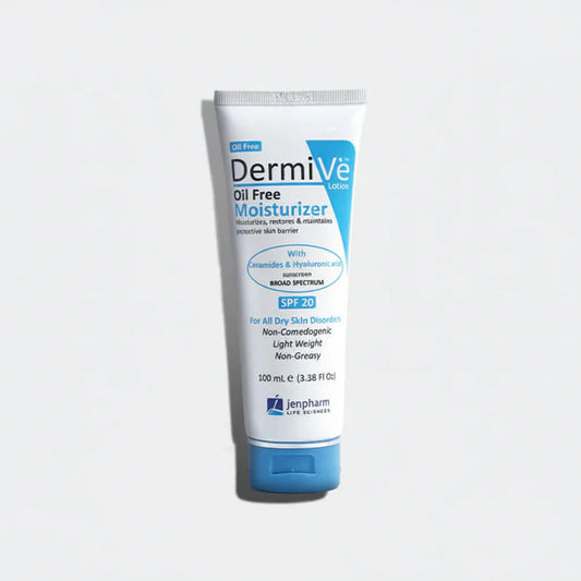 Jenpharm Dermive Oil Free Moisturizer Spf 20 - 100ml - Factory Leftover