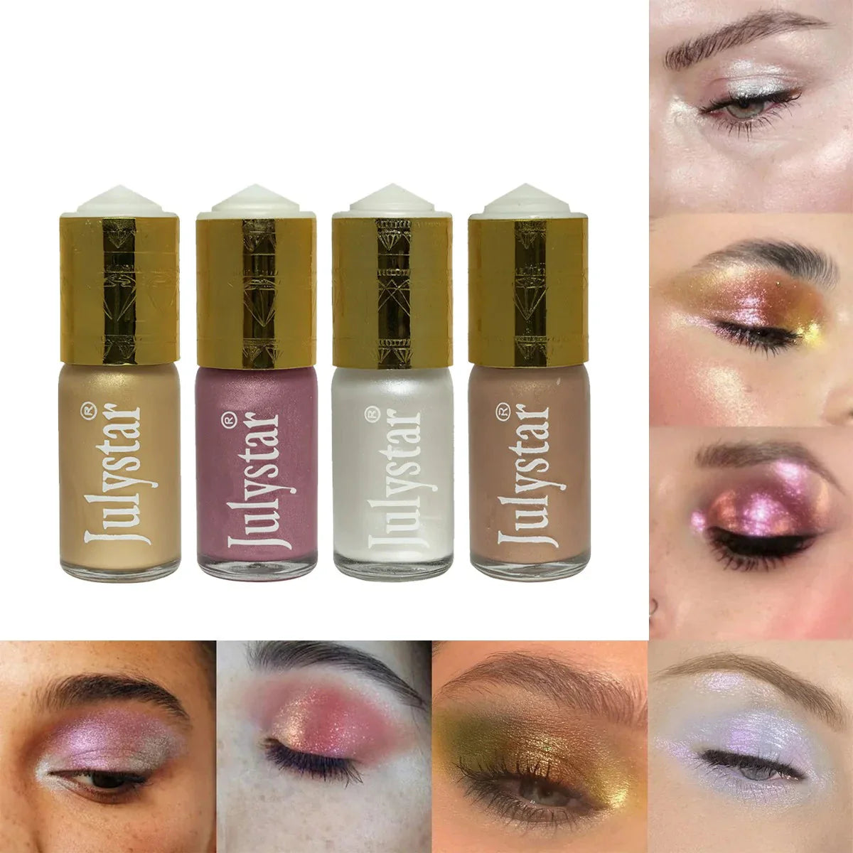 JulyStar Silky Glow Liquid Eyeshadow Highlighter - 15ml