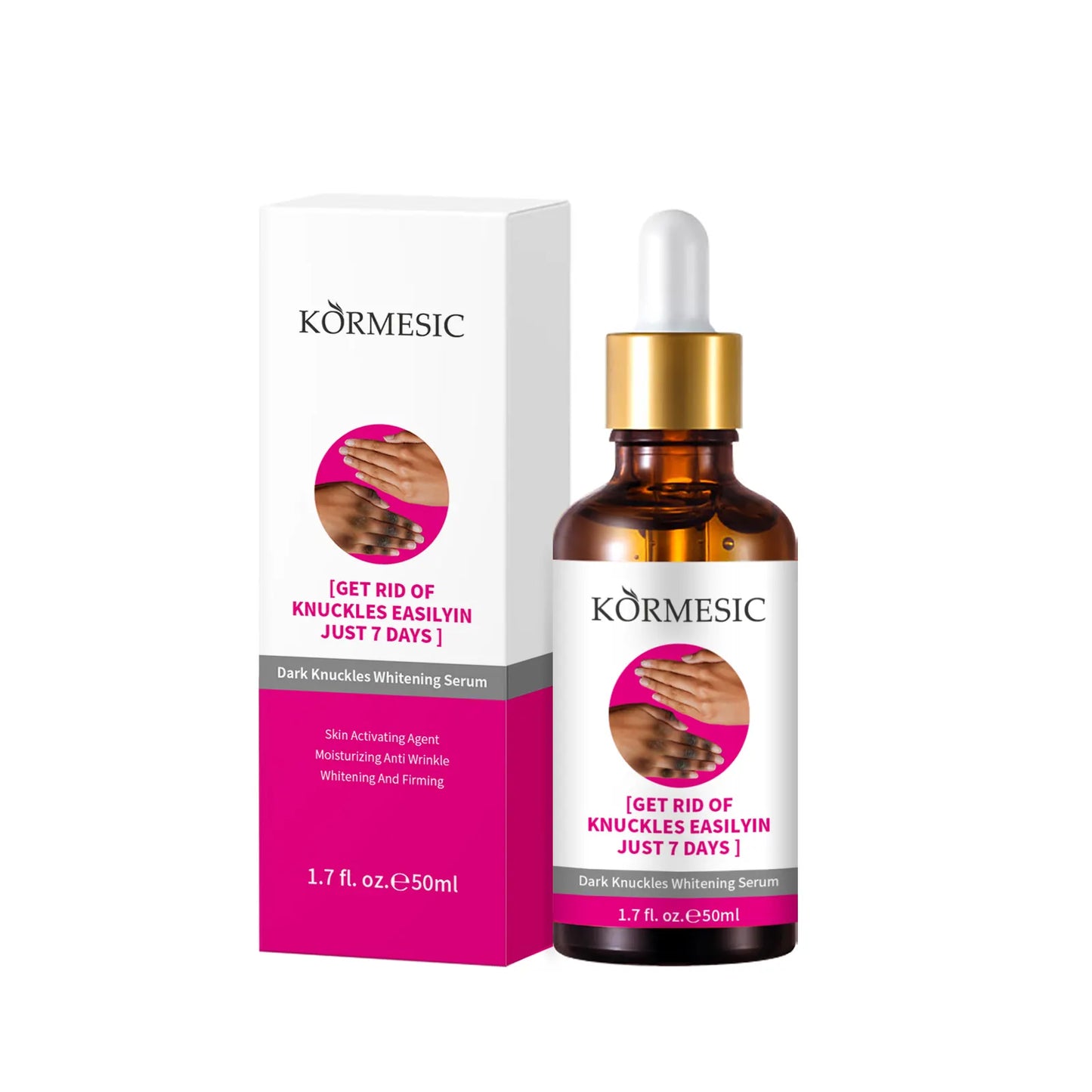 Kormesic Hand Dark Knuckle Whitening Brightening Serum - 50ml