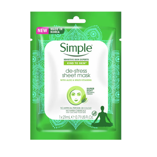 Simple Kind to Skin De‑Stress Sheet Mask