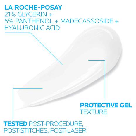 La Roche-Posay Cicaplast Gel B5 Glycerin Skin Protectant 21%, For Dry, Chapped Skin - 40ml
