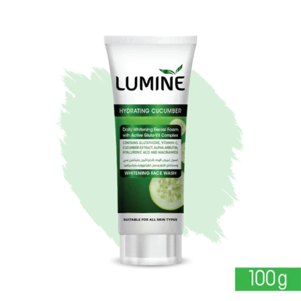 Lumine Hydrating Cucumber Whitening Face Wash 100ml
