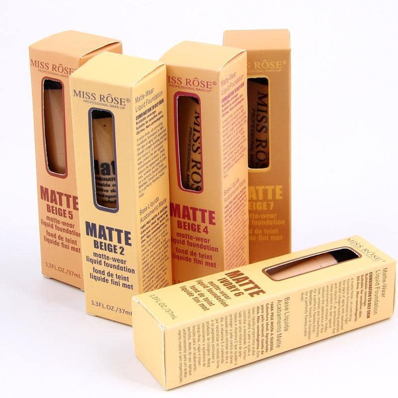 Miss Rose Full Coverage Matte Foundation - 37ml