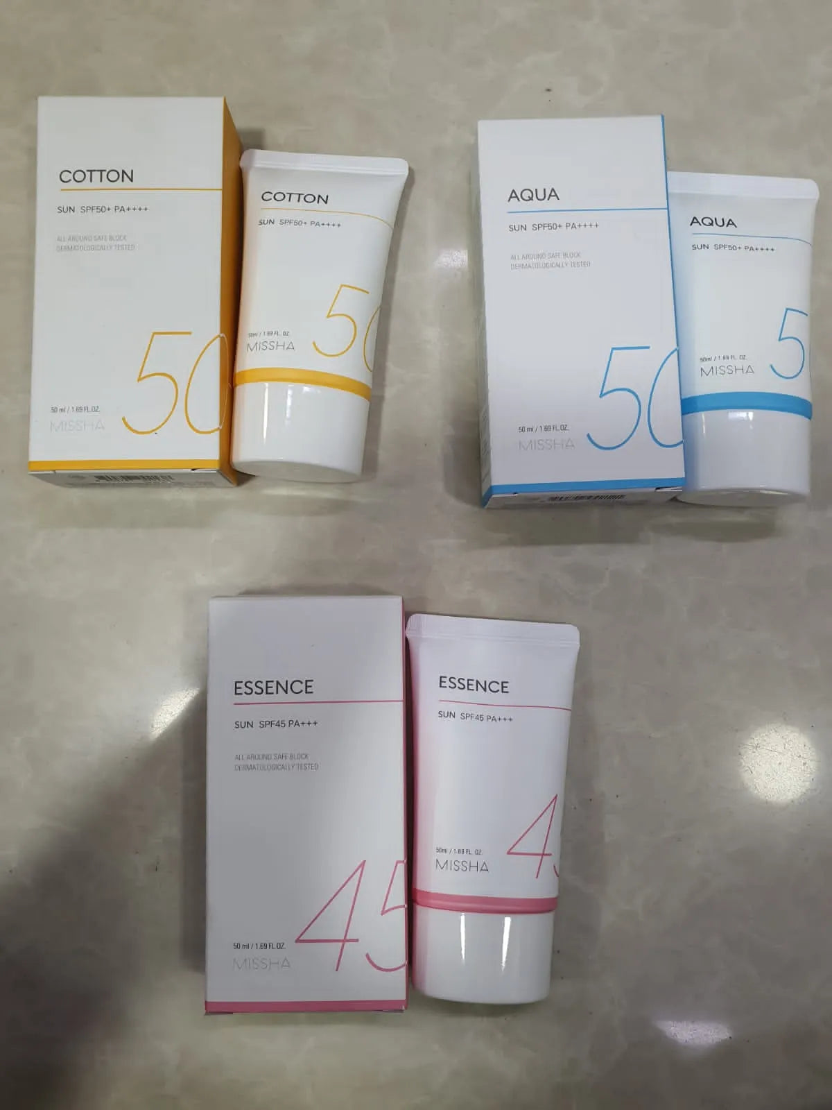 MISSHA All Around Safe Block Cotton Sun SPF50+ PA++++ (50 ml)