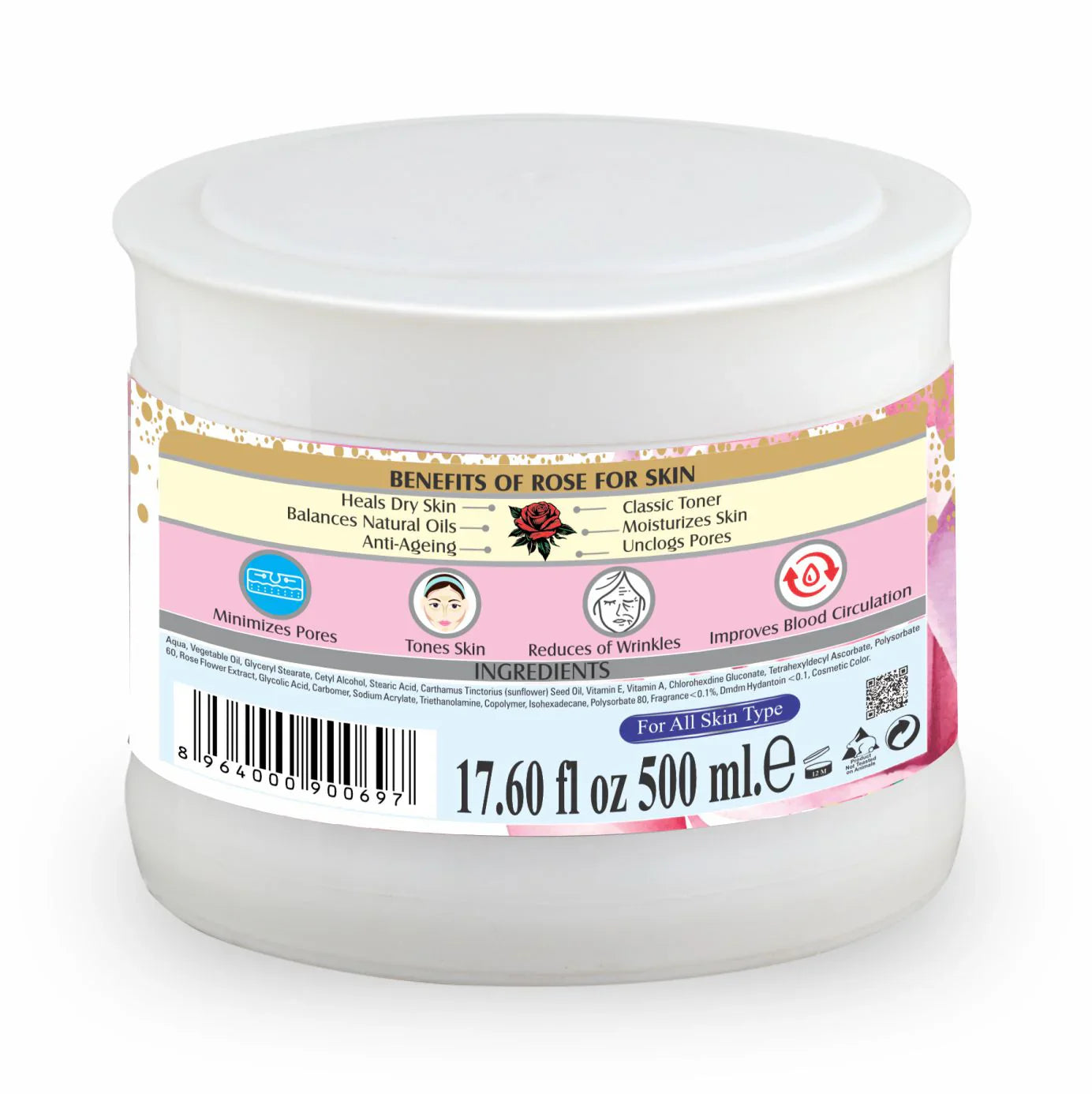 Soft Touch Massage Cream (Rose Dew) 500gm