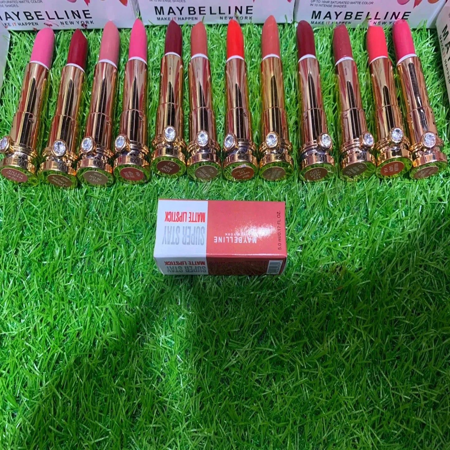 Maybelline matte lipstick (pack of 12)