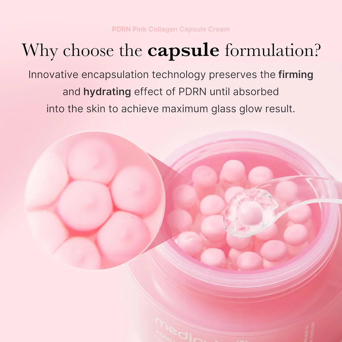 Medicube PDRN Pink Collagen Capsule Cream - 55g - Made in Korea | Premium Skincare & Beauty Products in Pakistan