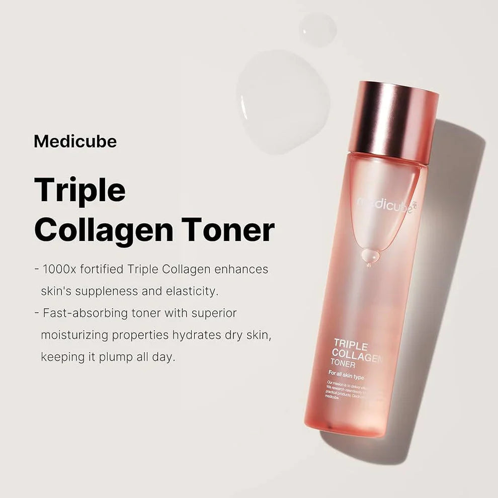 Medicube Triple Collagen Toner - 140ml | Premium Skincare & Beauty Products in Pakistan