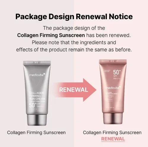 Medicube Collagen Firming Sun Cream SPF50+ PA+++ - 50ml | Premium Skincare & Beauty Products in Pakistan