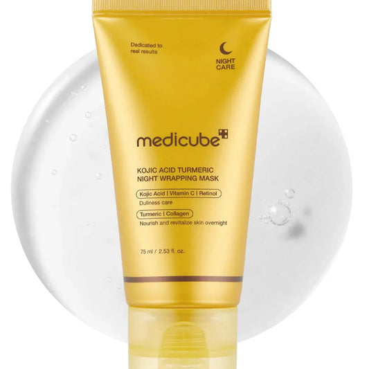 Medicube Kojic Acid Turmeric Night Wrapping Mask - 75ml | Premium Skincare & Beauty Products in Pakistan