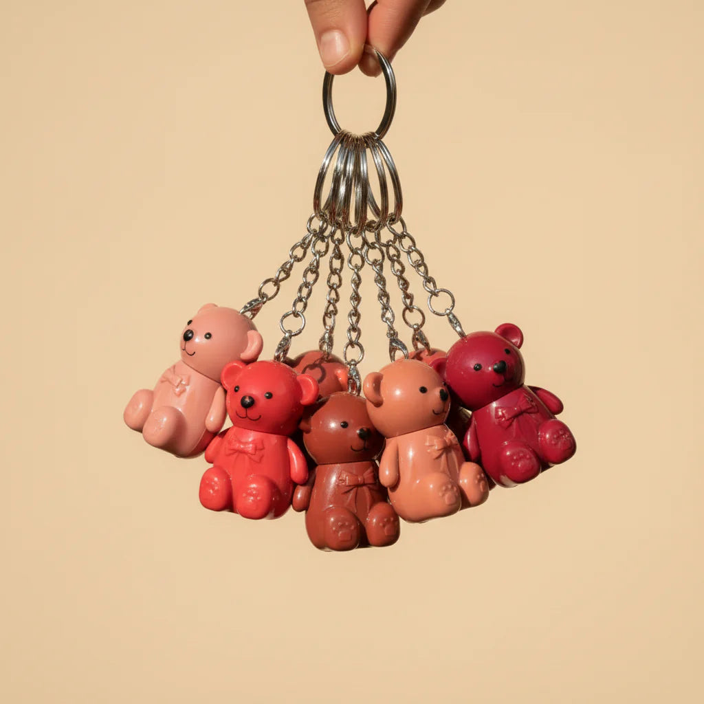 Mocallure - Bear Keychain Matte Lip Gloss