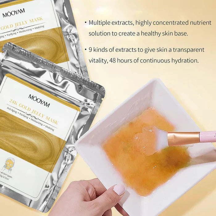 Mooyam 24k Gold Jelly Mask - 100g