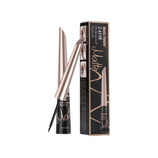 Music Flower 24HR Waterproof Matte Eyeliner – 4.8ml