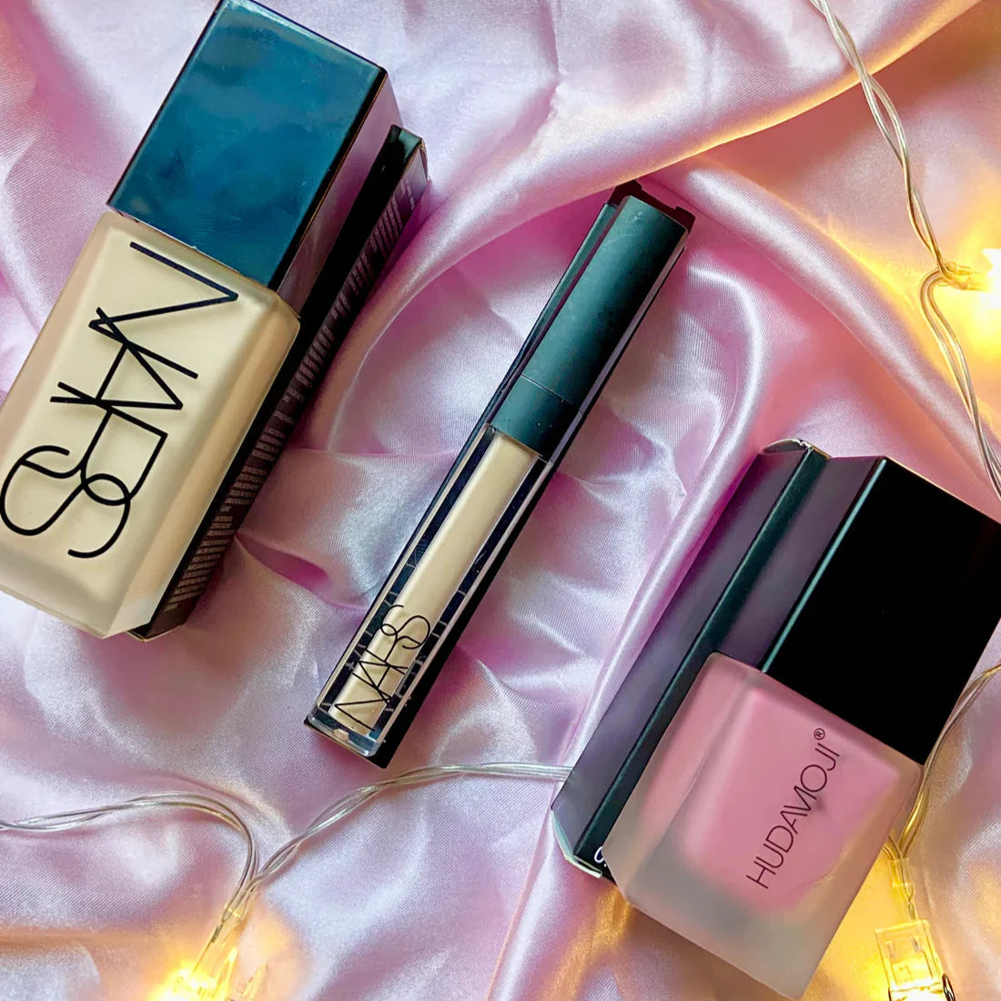 Nars Foundation & Concealer + HudaMoji Blushon