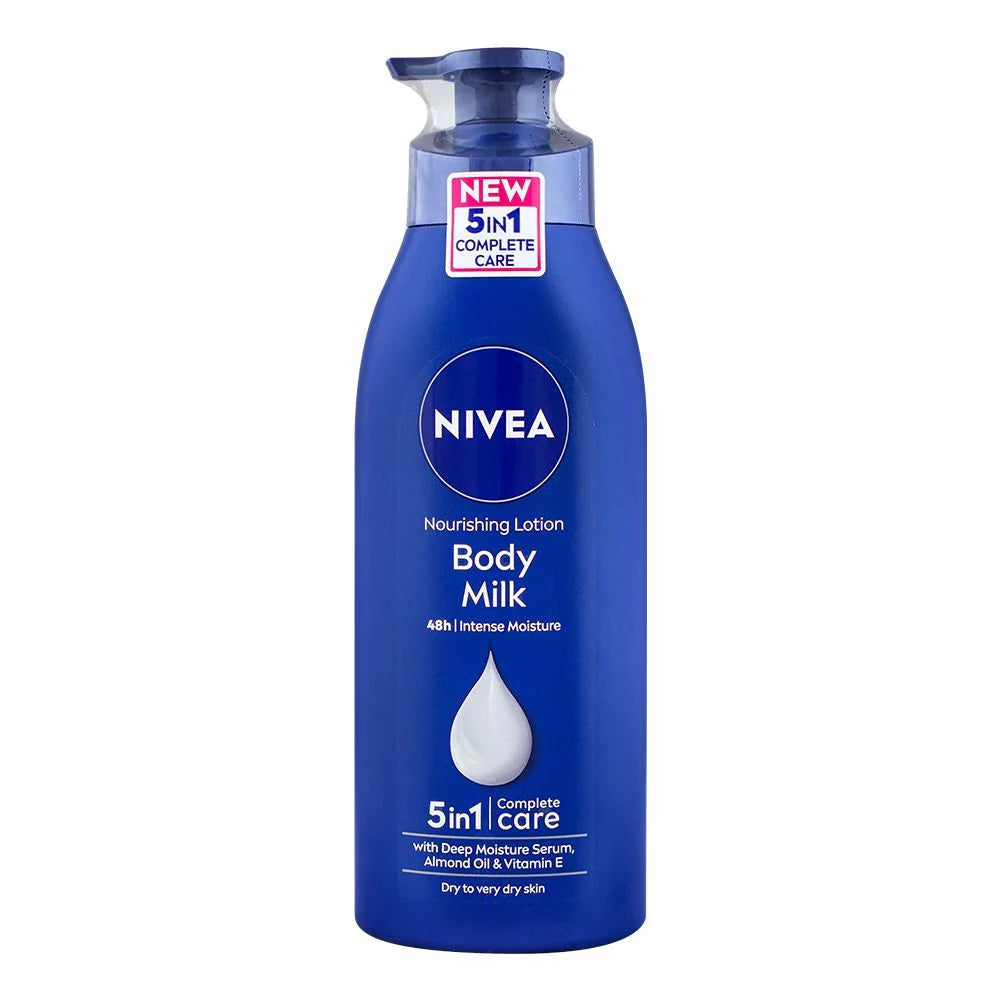 NIVEA Intensive Moisture 5‑in‑1 Complete Care Body Milk | Premium Skincare & Beauty Products in Pakistan