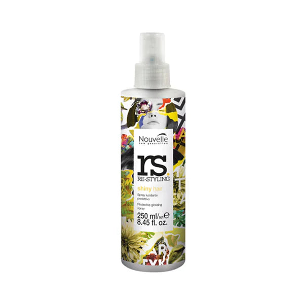Nouvelle Re-Styling Shiny Hair Spray - 250ml - Made in Italy