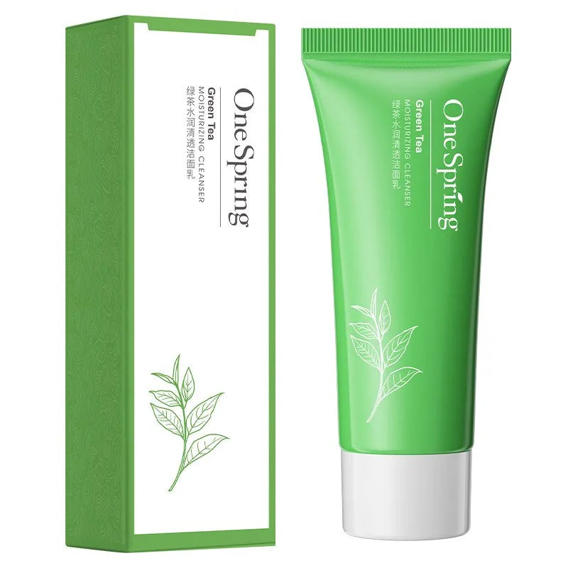 ONESPRING Green Tea Moisturizing Refreshing Oil Control , Blackhead Cleanser - 100g