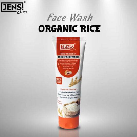 Jens Choy Organic Rice Face Wash | Premium Skincare & Beauty Products in Pakistan