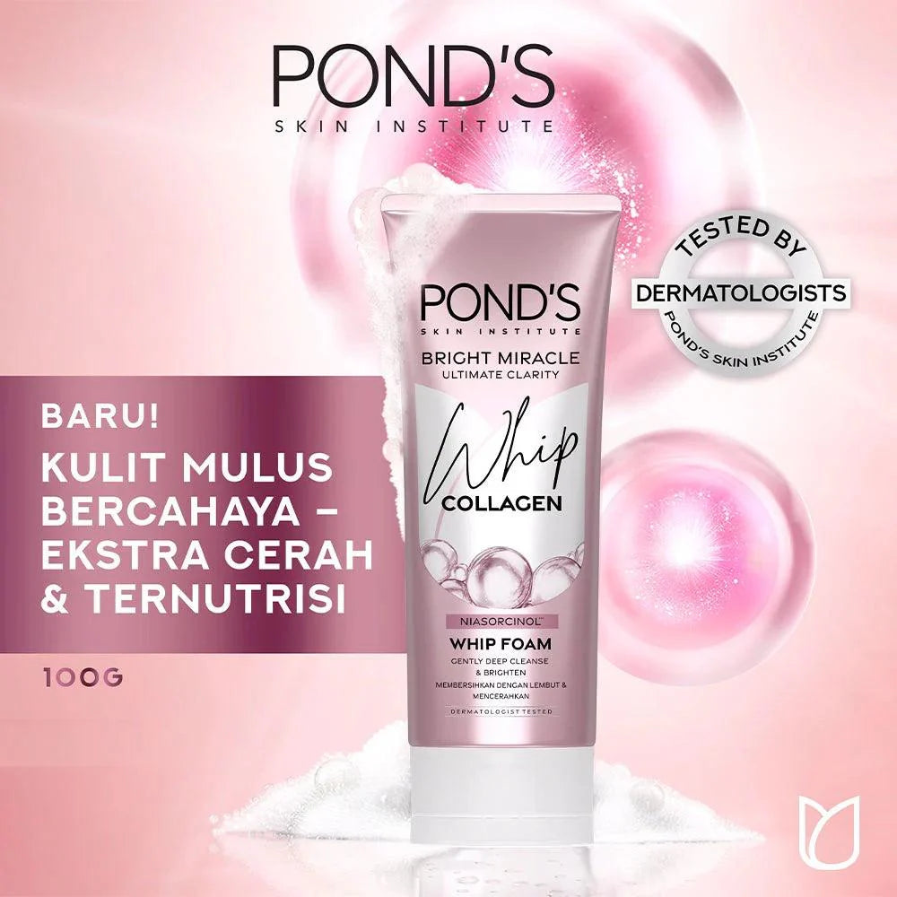 Pond’s Bright Miracle Ultimate Clarity Facial Whip Foam – 100g | Premium Skincare & Beauty Products in Pakistan