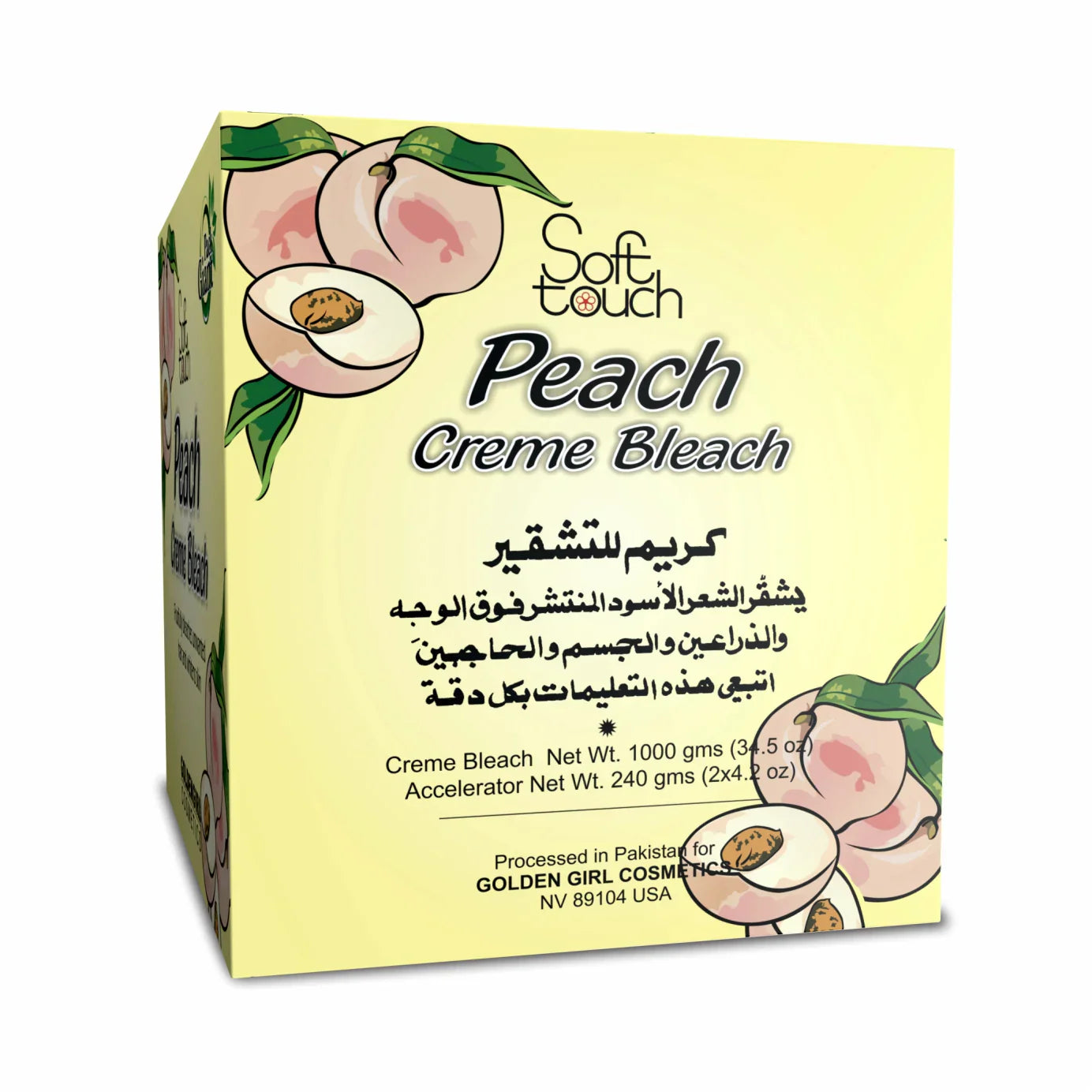 Soft Touch Peach Bleach Creme | Premium Skincare & Beauty Products in Pakistan