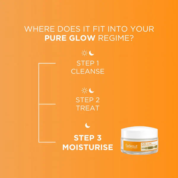 Fade Out Pure Glow Brightening Night Cream - 50ml | Premium Skincare & Beauty Products in Pakistan