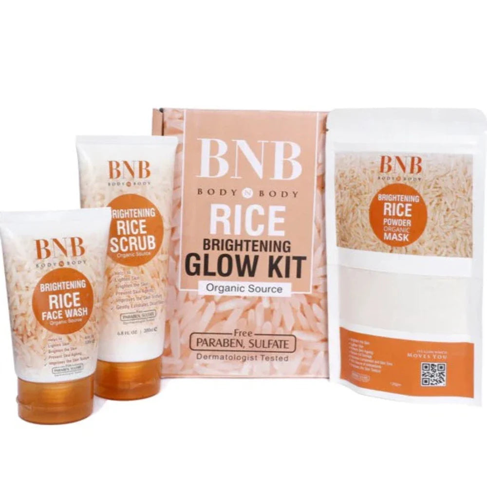 BNB Rice Extract Bright & Glow Kit (Original) | Premium Skincare & Beauty Products in Pakistan