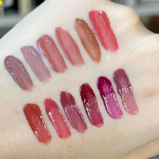 Qoiden Rose QR Soft And Matte Lipgloss - 12 Pcs