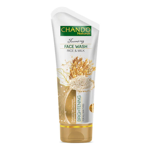 Chando Rice & Milk Brightening Face Wash - 100ml | Premium Skincare & Beauty Products in Pakistan