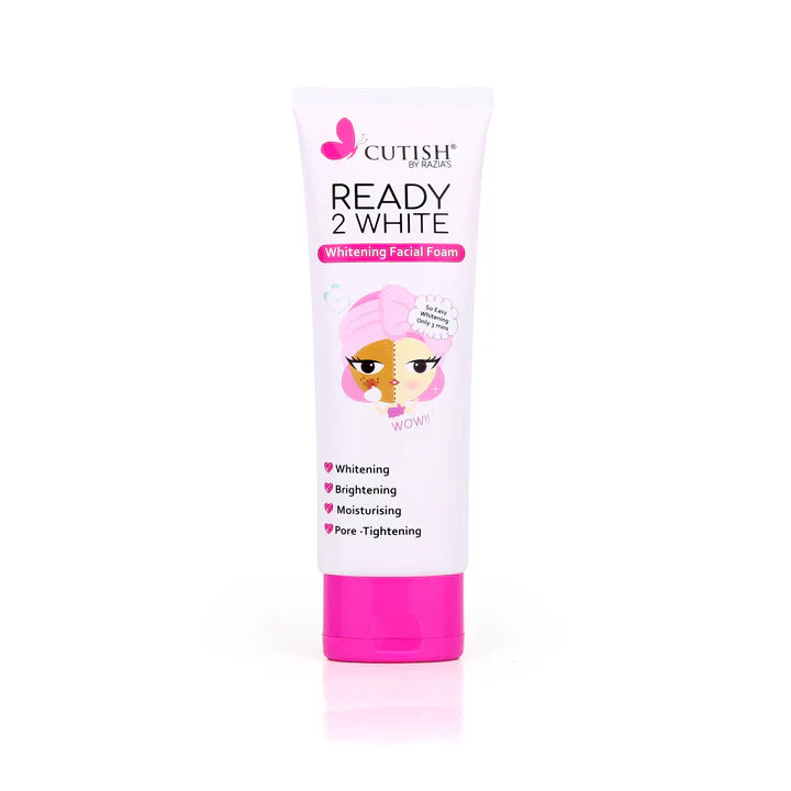 Cutish Ready 2 White Facial Foam 100g