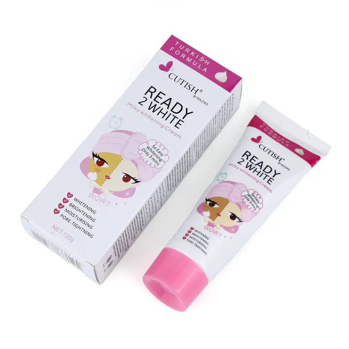 Cutish Ready 2 White Milky Whitening Cream 120g | Premium Skincare & Beauty Products in Pakistan