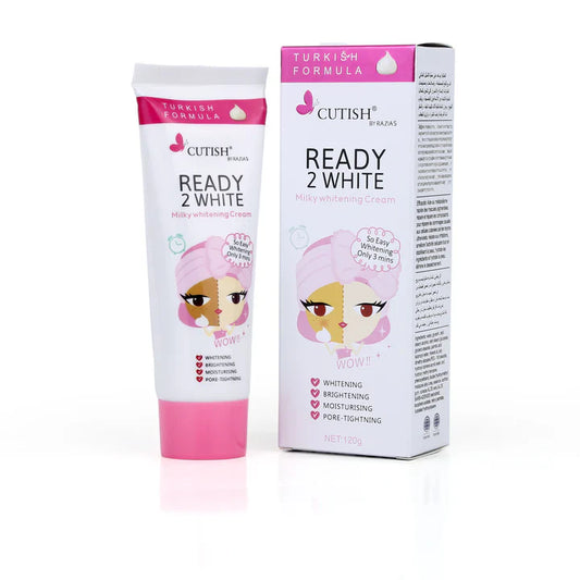 Cutish Ready 2 White Milky Whitening Cream 120g | Premium Skincare & Beauty Products in Pakistan